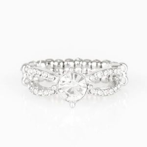 Ever Elegant - White Paparazzi Ring